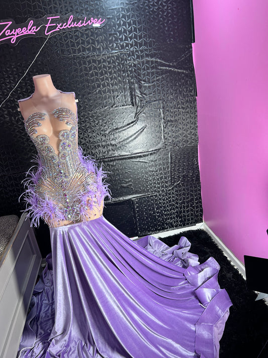 Lavender purple dress