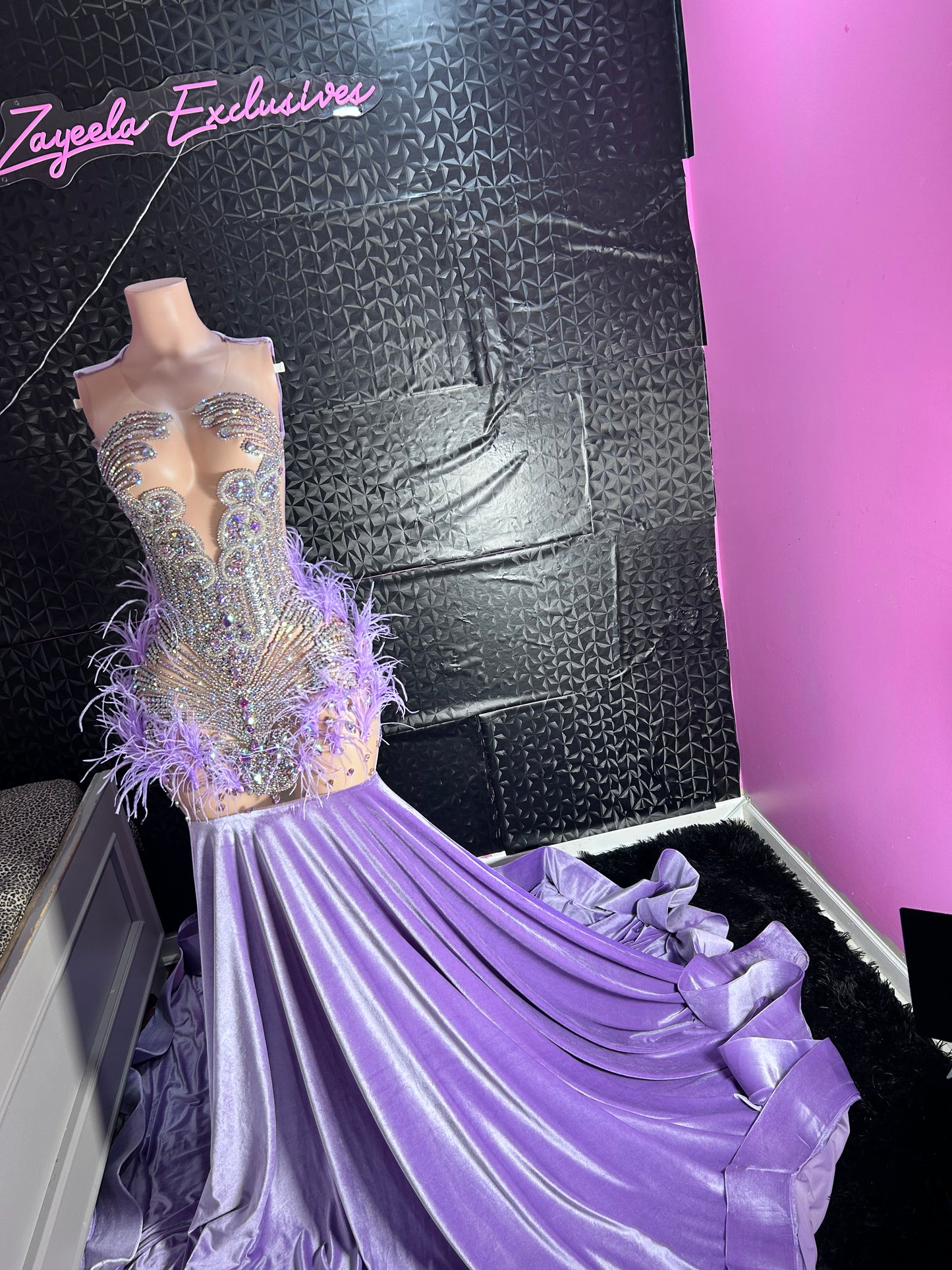 Lavender purple dress