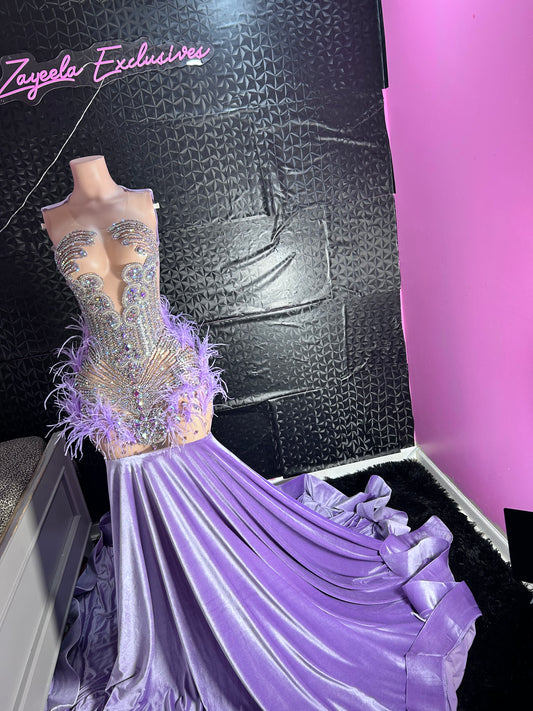 Lavender purple dress