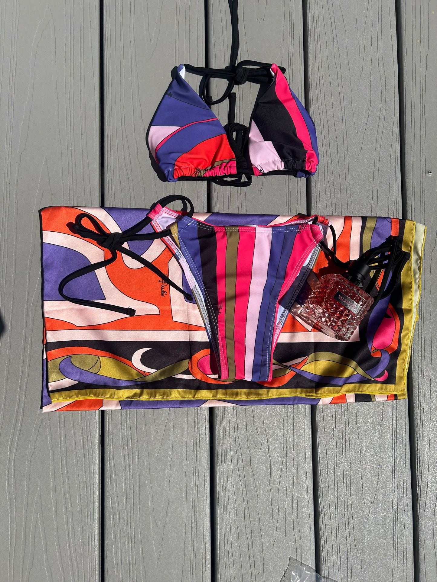 Risky Waves Bikini Two Piece Set