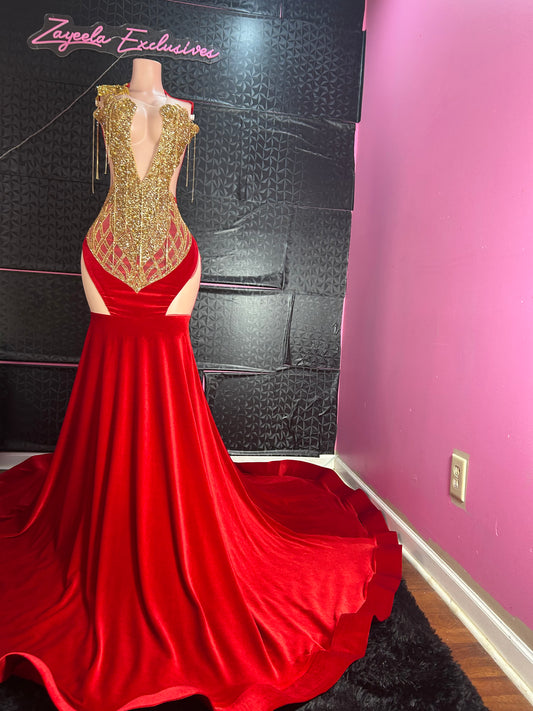 Red prom dress