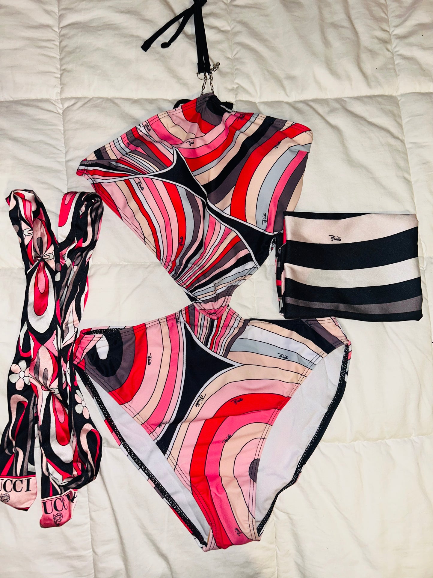Blush Noir 3 Piece Set  Swimsuit