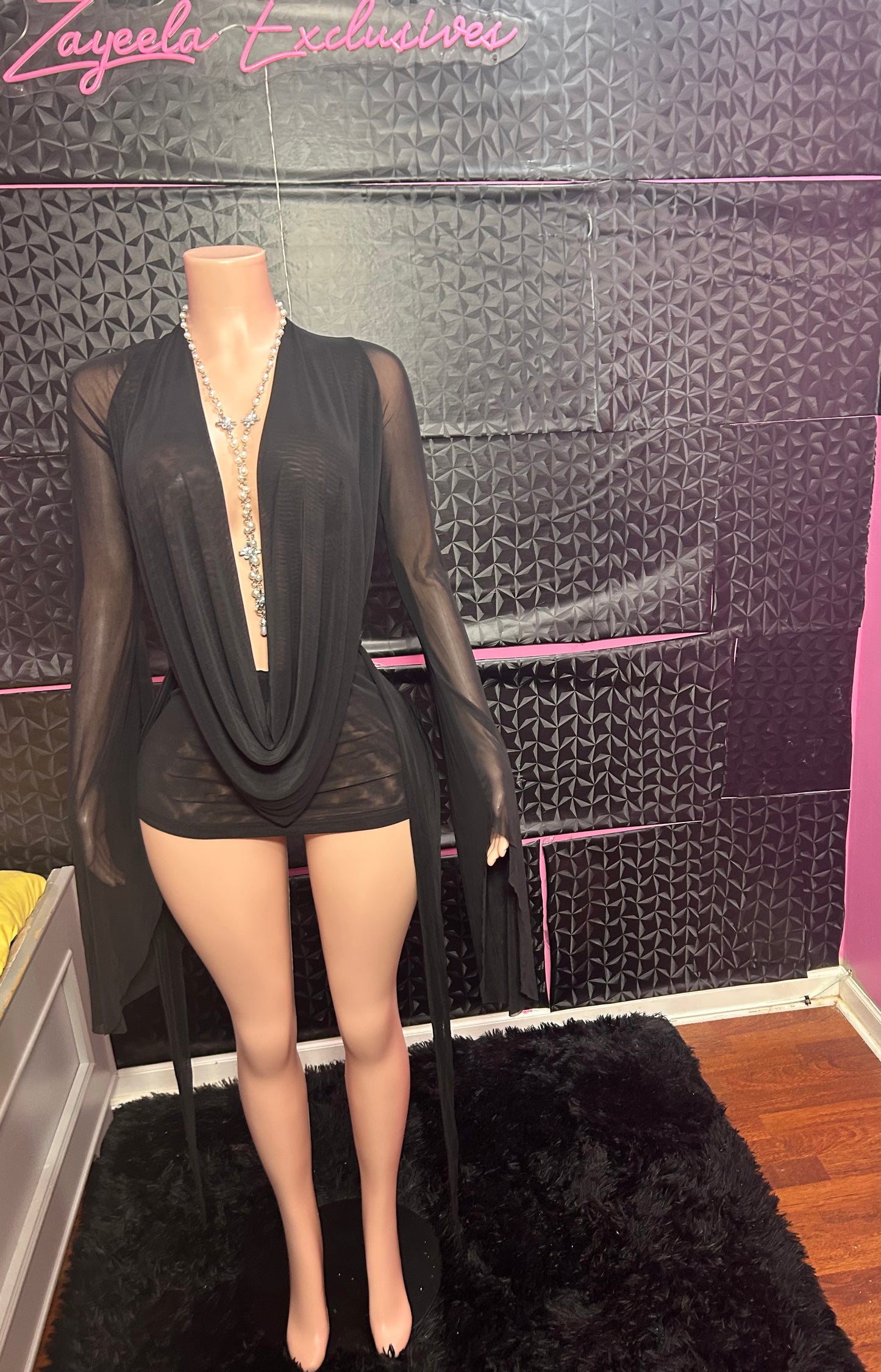 Pretty in Luxe Mesh Dress